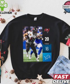 Tampa Bay Buccaneers Win 20 16 Detroit Lions 2024 NFL Week 2 Final Score Shirt