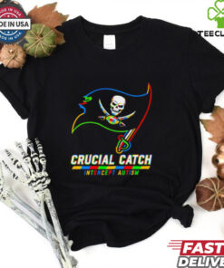 Tampa Bay Buccaneers crucial catch intercept autism shirt