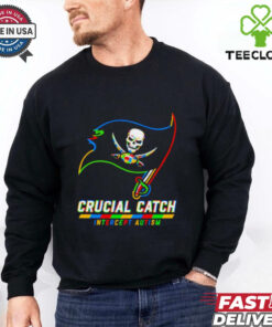 Tampa Bay Buccaneers crucial catch intercept autism shirt