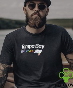 Tampa Bay Buccaneers is love city pride team logo hoodie, sweater, longsleeve, shirt v-neck, t-shirt