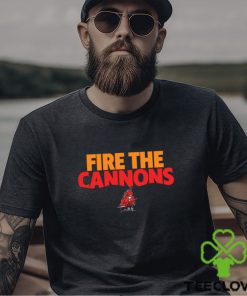 Tampa Bay Buccaneers team fire the cannons American foolball logo shirt