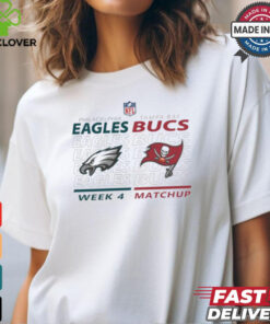 Tampa Bay Buccaneers vs. Philadelphia Eagles 2024 NFL Week 4 Matchup T Shirt