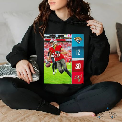 Tampa Bay Buccaneers win 30 12 Jacksonville Jaguars 2023 NFL final score hoodie, sweater, longsleeve, shirt v-neck, t-shirt