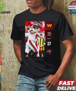 Tampa Bay Buccaneers wins 37 20 Washington Commanders 2024 NFL Game final score shirt