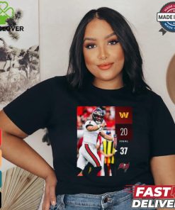 Tampa Bay Buccaneers wins 37 20 Washington Commanders 2024 NFL Game final score shirt