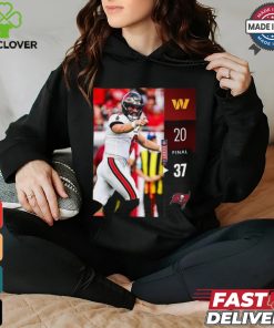 Tampa Bay Buccaneers wins 37 20 Washington Commanders 2024 NFL Game final score shirt
