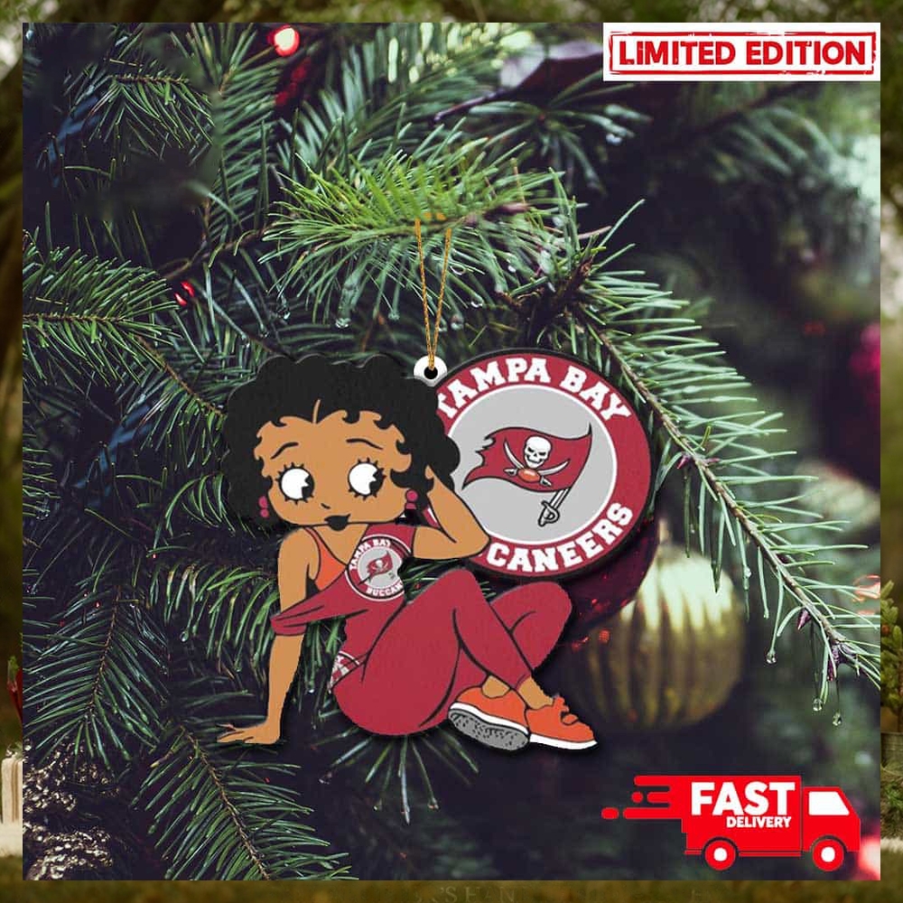 Tampa Bay Buccaneers x Betty Boop Christmas Tree Decorations 2023 Ornament Tampa Bay Buccaneers x Betty Boop Christmas Tree Decorations 2023 Ornament
