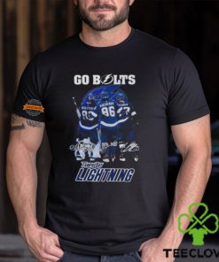 Tampa Bay Lightning Go Bolts Player Signature T Shirt