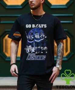 Tampa Bay Lightning Go Bolts Player Signature T Shirt