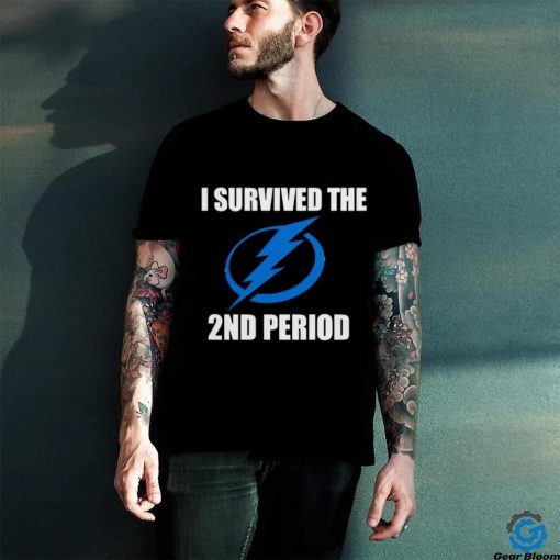 Tampa Bay Lightning I survived the 2nd period hoodie, sweater, longsleeve, shirt v-neck, t-shirt