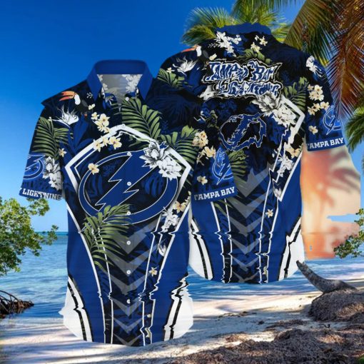 Tampa Bay Lightning NHL Hawaiian Shirt Festivals Aloha Shirt