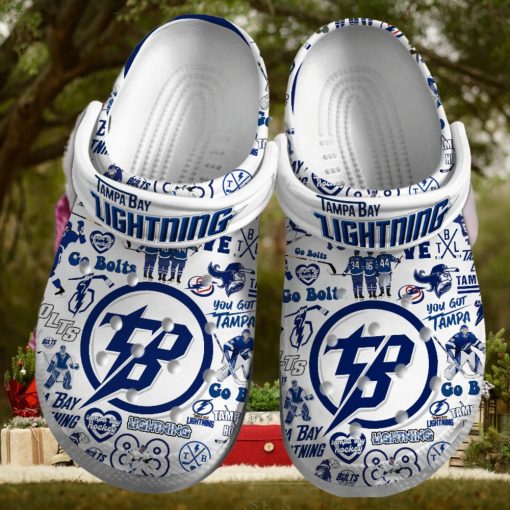 Tampa Bay Lightning NHL Sport Crocs Crocband Clogs Shoes Comfortable For Men Women and Kids – Footwearelite Exclusive