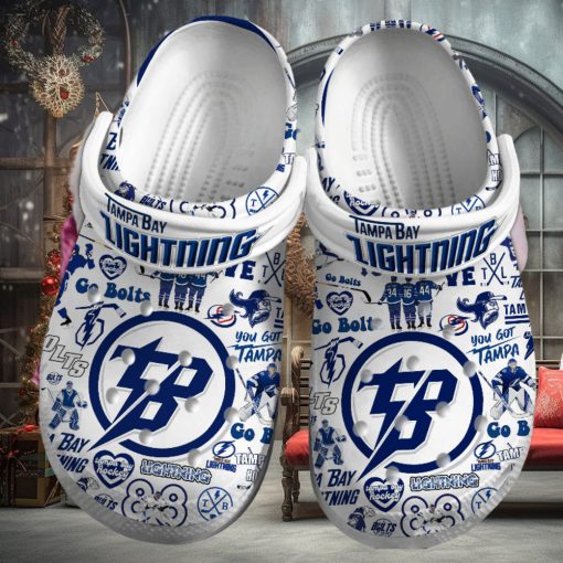 Tampa Bay Lightning NHL Sport Crocs Crocband Clogs Shoes Comfortable For Men Women and Kids – Footwearelite Exclusive