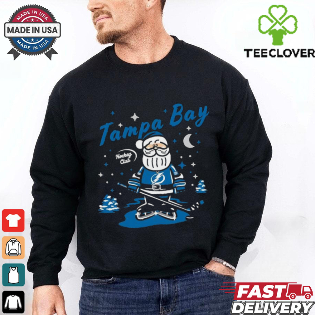 Tampa Bay Lightning Santa Claus Christmas 2024 shirt Tampa Bay Lightning Santa Claus Christmas 2024 shirt