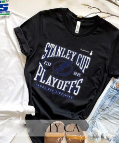Tampa Bay Lightning Stanley Cup Play Offs 2022 Teilnehmer Rundum Grafik T Shirt