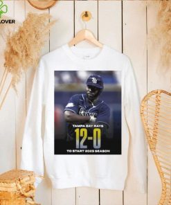 Tampa Bay Rays 12 0 To Start 2023 Season Shirt