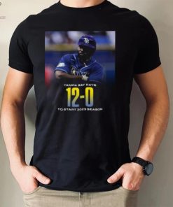 Tampa Bay Rays 12 0 To Start 2023 Season T Shirt 1 Tampa Bay Rays 12 0 To Start 2023 Season T Shirt