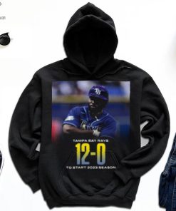 Tampa Bay Rays 12 0 To Start 2023 Season T Shirt 2 Tampa Bay Rays 12 0 To Start 2023 Season T Shirt