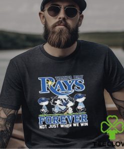 Tampa Bay Rays And Peanuts Characters Walking Road Forever Not Just When We Win