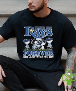 Tampa Bay Rays And Peanuts Characters Walking Road Forever Not Just When We Win
