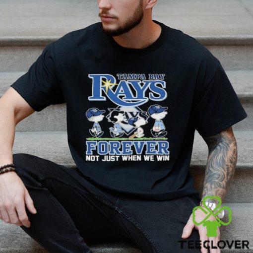 Tampa Bay Rays And Peanuts Characters Walking Road Forever Not Just When We Win