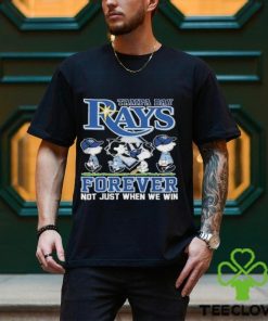 Tampa Bay Rays And Peanuts Characters Walking Road Forever Not Just When We Win