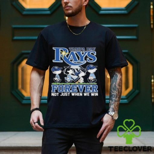 Tampa Bay Rays And Peanuts Characters Walking Road Forever Not Just When We Win