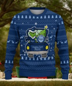 Tampa Bay Rays Christmas Sweater Grinch Driving Funny Gift Fans