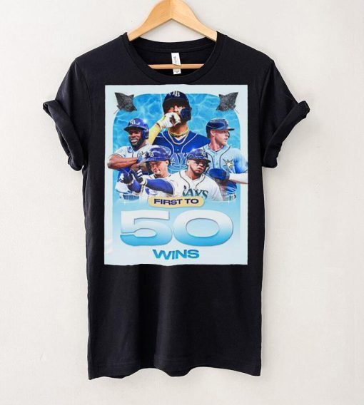 Tampa Bay Rays First To 50 Wins Shirt