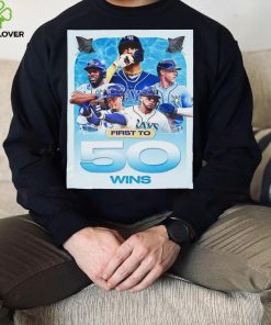 Tampa Bay Rays First To 50 Wins Shirt
