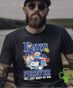 Tampa Bay Rays Forever Not Just When We Win Snoopy Charlie Brown 2024 Shirt