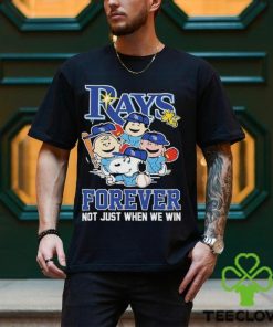 Tampa Bay Rays Forever Not Just When We Win Snoopy Charlie Brown 2024 Shirt