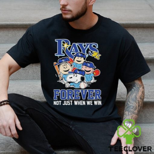 Tampa Bay Rays Forever Not Just When We Win Snoopy Charlie Brown 2024 Shirt