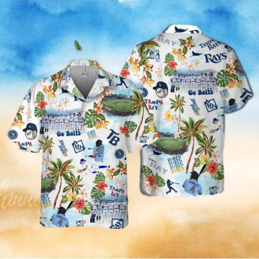 Tampa Bay Rays MLB Aloha Hawaiian Shirt