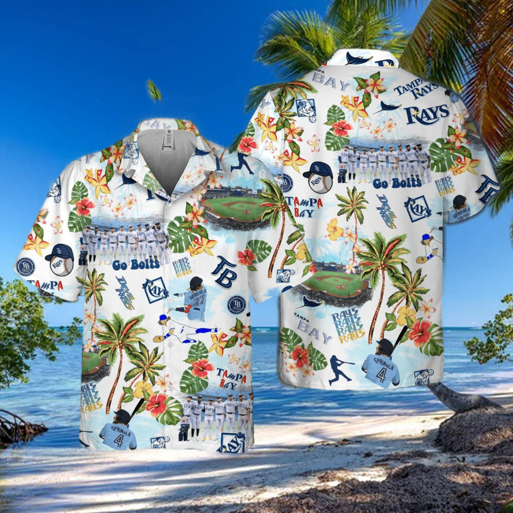Tampa Bay Rays MLB Aloha Hawaiian Shirt Tampa Bay Rays MLB Aloha Hawaiian Shirt