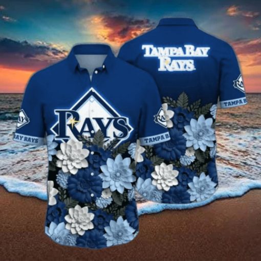 Tampa Bay Rays MLB Flower Hawaii Shirt And Thoodie, sweater, longsleeve, shirt v-neck, t-shirt For Fans