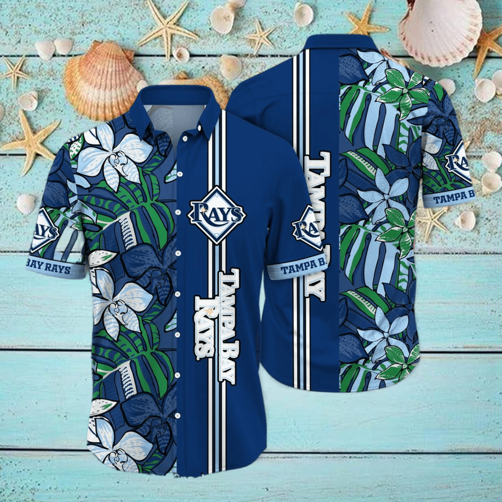 Tampa Bay Rays MLB For Sports Fan Flower Hawaiian Shirt