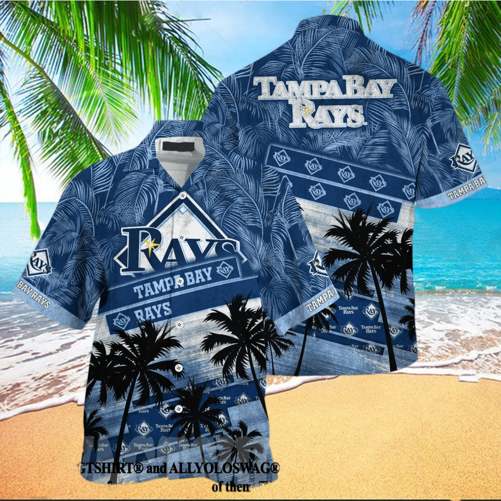 Tampa Bay Rays Palm Tree AOP Hawaiian Shirt For Men And Women Gift