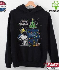 Tampa Bay Rays Merry Christmas With Snoopy Baby T Shirt