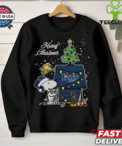 Tampa Bay Rays Merry Christmas With Snoopy Baby T Shirt