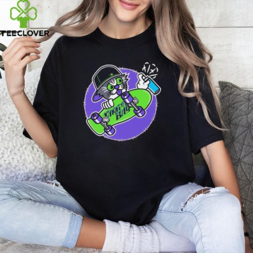 Tampa Bay Rays cat skateboarding shirt