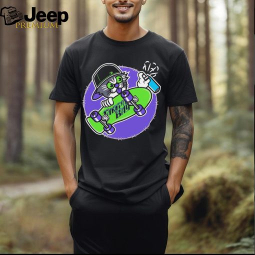 Tampa Bay Rays cat skateboarding shirt