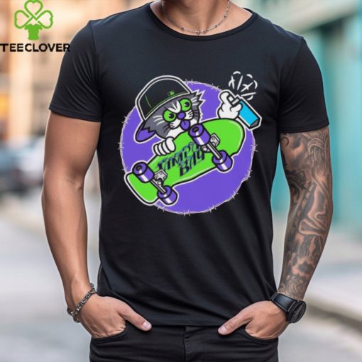 Tampa Bay Rays cat skateboarding shirt