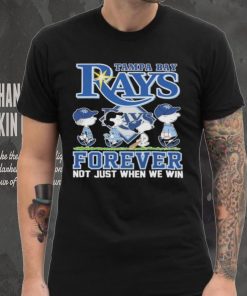 Tampa bay rays and Peanuts forever not just when we win shirt