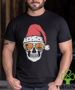 Tampa bay santa skull holiday for the bay clothing co T hoodie, sweater, longsleeve, shirt v-neck, t-shirt