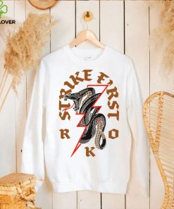 Tan Randy Orton Strike First Viper Bolt Shirt