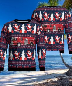 Taos, New Mexico, Taos Fire Department AOP 3D Ugly Christmas Sweater