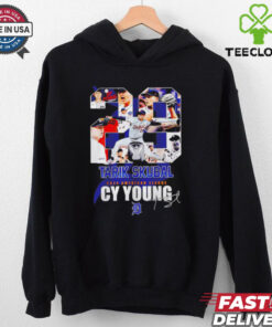 Tarik Skubal Cy Young Detroit Tigers 2024 American League signature shirt