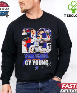 Tarik Skubal Cy Young Detroit Tigers 2024 American League signature shirt