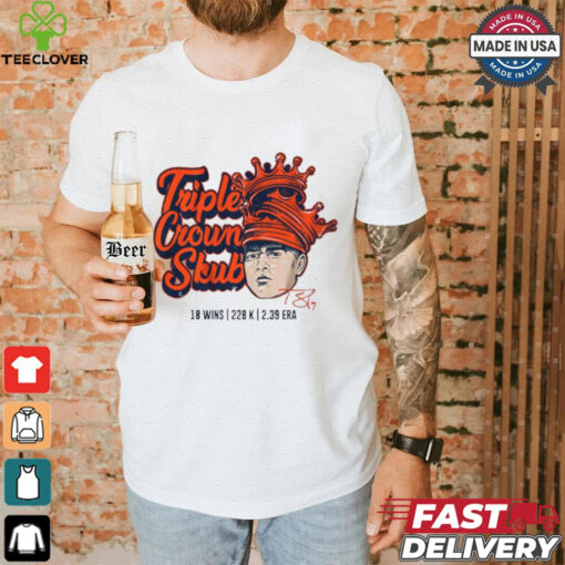 Tarik Skubal Triple Crown Skub 18 Wins 228 K 2.39 Era shirt